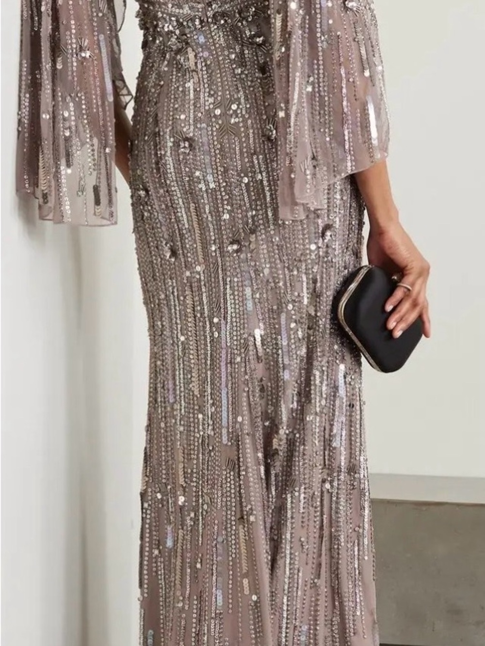 Jenny Packham Glittering Mauve Gown - Picture 9 of 10